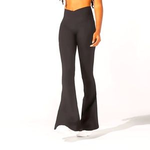 Popflex Crisscross Hourglass® Bell Bottom with Pockets (Soft Touch) - Black